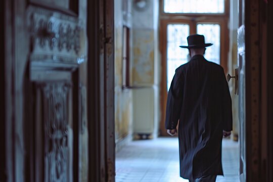 Orthodox Jewish man enrolls in Yeshiva.