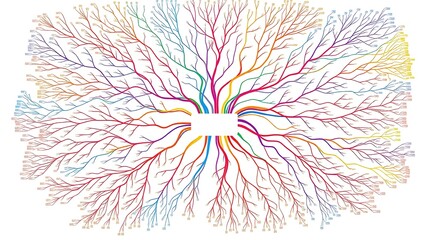 Obraz premium Mind Map Solutions for Brainstorming and Strategic Planning
