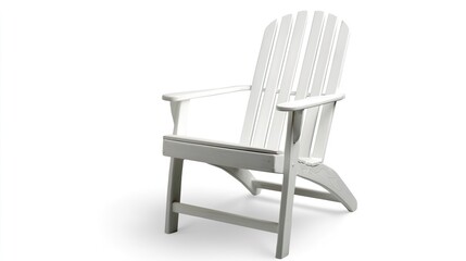 Elegant White Wooden Chair for Relaxation in Modern Home Decor