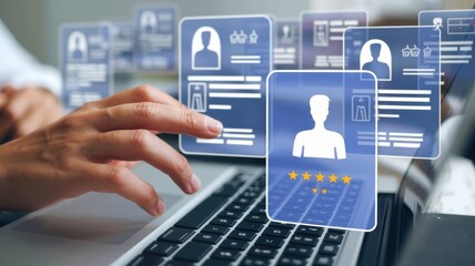 Online Resume Review and Candidate Selection Process