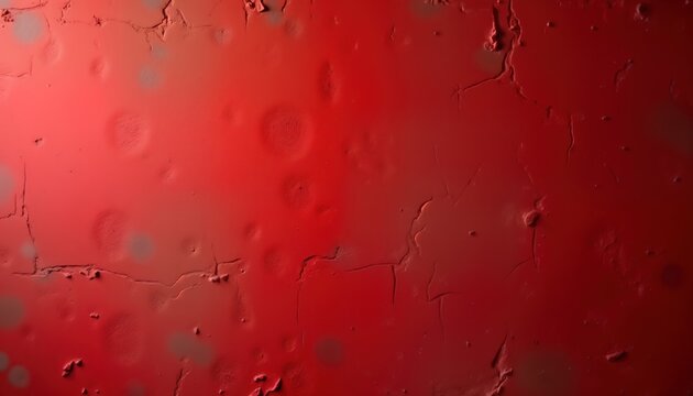 Abstract minimalist design. Red surface with cracks, textured spots. Suitable for thumbnails. Elegant, modern background. Great for creative content. Clean lines, color contrast. Modern aesthetic.