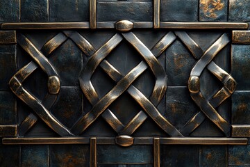 Intricate metalwork design artisan workshop decorative industrial environment close-up craftsmanship concept