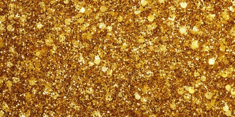 Sparkling Gold Confetti Background