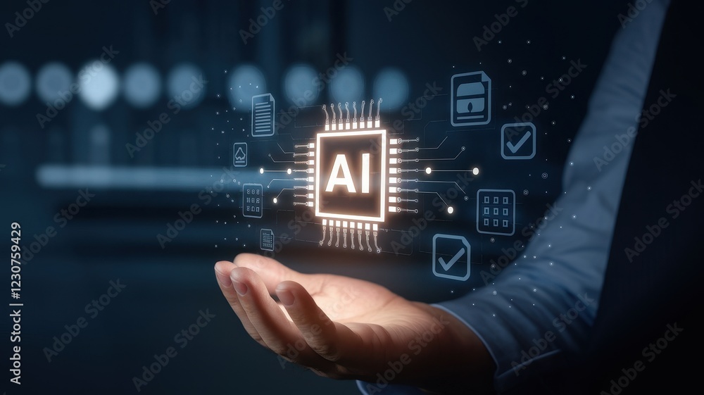 Aufkleber ai technology innovation: future of computing and digital transformation