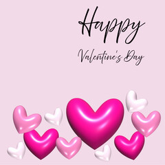 Valentine's Day, love typography, romantic design, pink background, modern love logo, graphic design, banner, minimalistic love art, creative love text, digital artwork, Stemless Pattern, card.