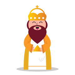 kid  cartoon character of man