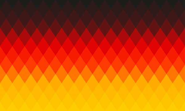 German flag with rhombus or diamond shape pattern vector illustration.