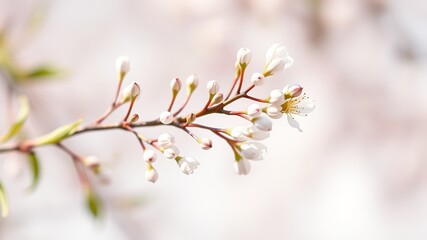 Obraz premium Spring Willow Branch Budding - Nature's Burst