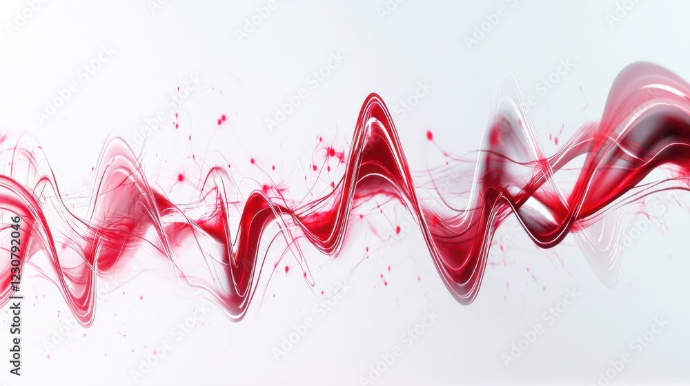 Poster vibrant abstract fluid artwork featuring dynamic swirls and gradients in captivating colorful motion