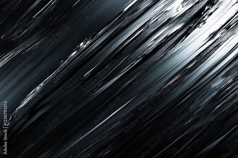 Aufkleber futuristic metallic background with dynamic brush texture in a sleek design