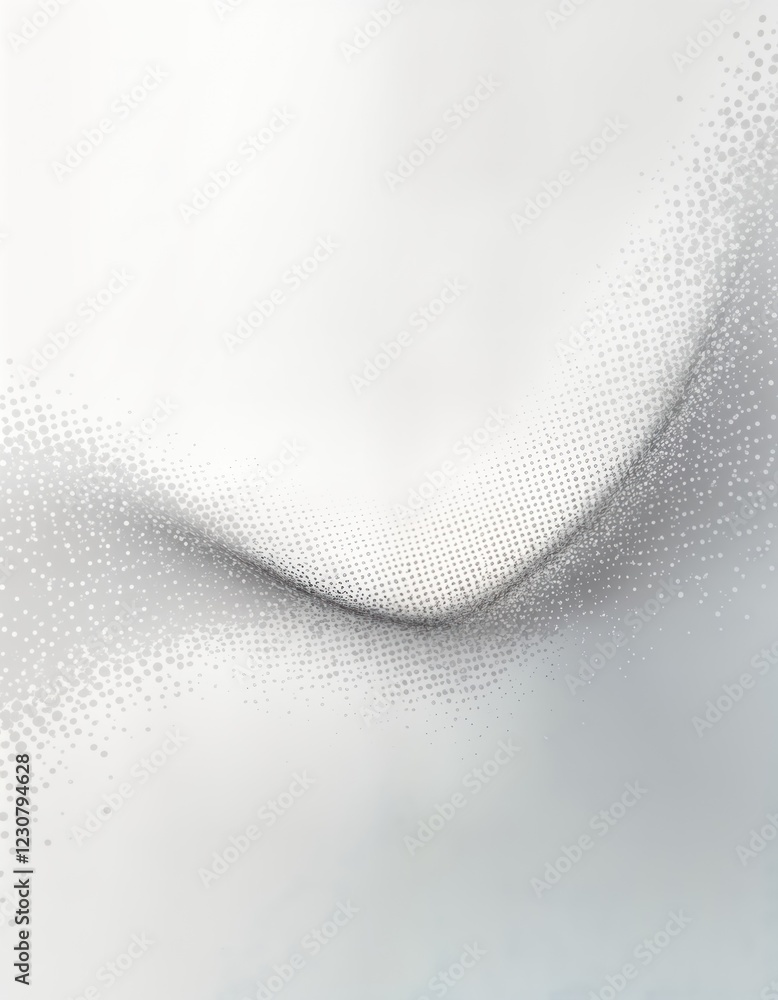 Poster abstract halftone pattern with grey, white dots. modern design element perfect for backgrounds templ
