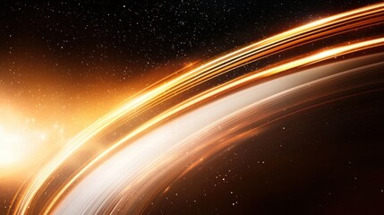 Obraz premium Swirling Cosmic Energy Burst in Vast Interstellar Expanse