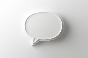 white speech bubble isolated on white png 