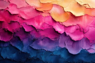 Fototapeta premium Textured watercolor strokes blending vibrant colors in an abstract composition
