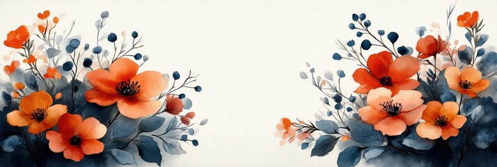 Elegant wedding invitation template featuring beautiful floral elements for special occasions