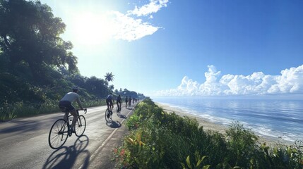 Coastal Cycling Paradise: A Serene Escape Along the Oceanside