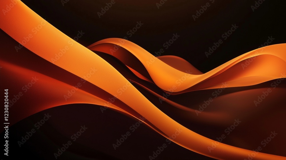 Poster smooth, elegant curves create a mesmerizing visual flow, perfect for various design projects seeking