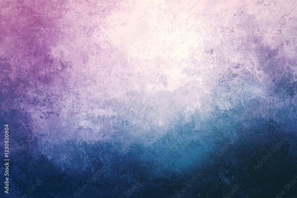 Aufkleber purple and blue blend seamlessly in a grunge-style textured background, creating a mesmerizing gradi