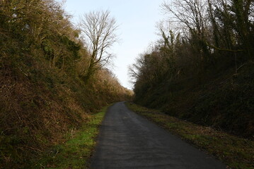 a walk on the granite way in Devon, a cycle route that was once a railway traveling though Dartmoor...
