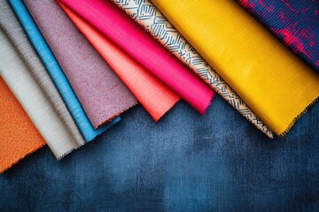 Vibrant Fabric Samples: A Spectrum of Colors and Textures