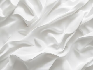 Obraz premium A wrinkled paper mockup with deep folds, placed on a clean surface