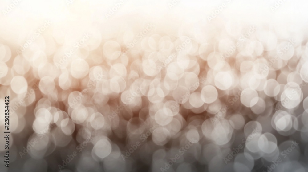 Wall mural abstract bokeh background with blurred circles in warm tones.