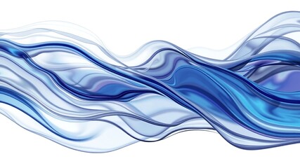 Flowing Water Abstract Patterns - Dynamic Liquid Art