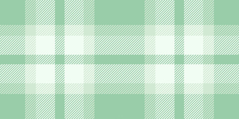 Seamless pastel green and white plaid pattern. Perfect for textile design, website backgrounds, or crafting projects.  Clean, minimalist style evokes a sense of calm and serenity.