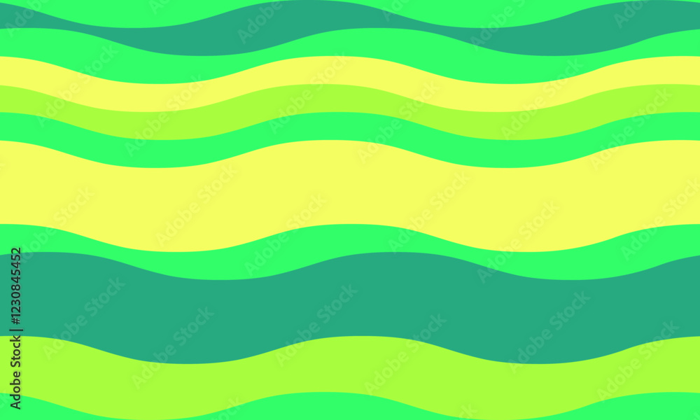 Poster abstract background with wavy stripes in vibrant colors, creating a rippled, liquid effect. smooth c