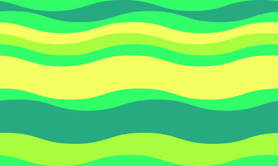 Abstract background with wavy stripes in vibrant colors, creating a rippled, liquid effect. Smooth curves and textured lines add elegance, vitality, and creativity. Ideal for wallpaper or textile.