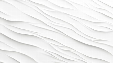 Obraz premium Abstract White Wavy Background: Minimalist Design for Modern Interiors