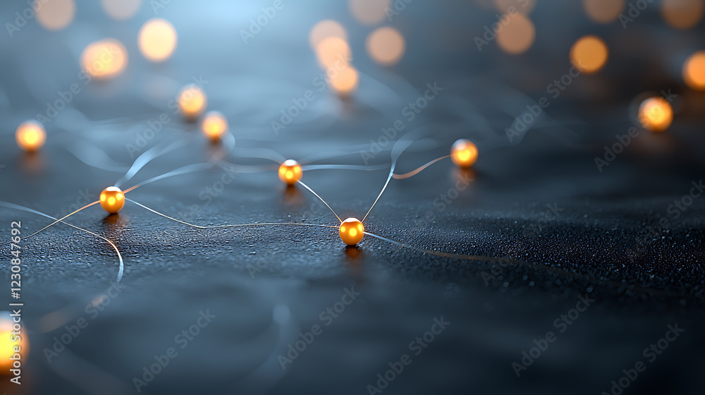 Aufkleber digital finance innovation glowing network paths securing transactions virtual environment abstract 