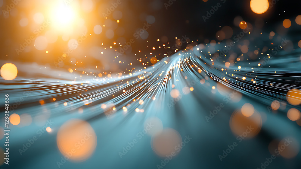 Poster digital innovation in financial systems abstract visuals technology environment dynamic viewpoint il