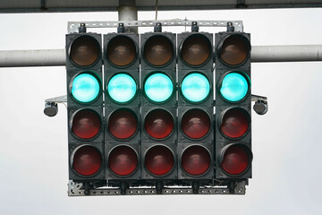 Start Lights in Racing Circuit