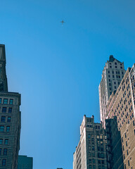 Skyscrapers Against a Blue Sky