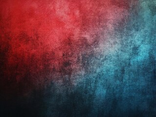 Fototapeta premium dynamic abstract background, vibrant red and blue gradient blend, textured grain overlay, atmospheric depth