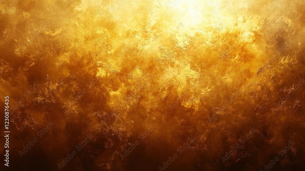 Poster golden abstract background texture with bright light and sparkles