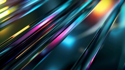 Abstract Metallic Stripes Background