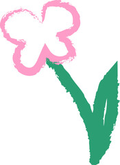 Crayon Kids Scribble Flower