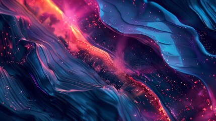 Naklejka premium Abstract Fluid Art Background Wallpaper