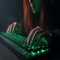 person with computer