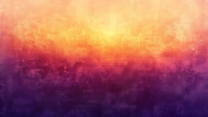 Abstract vibrant sunset landscape with orange, purple, and pink hues.