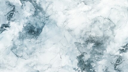Abstract Blue and White Marble Texture Background with Natural Stone Veins Pattern