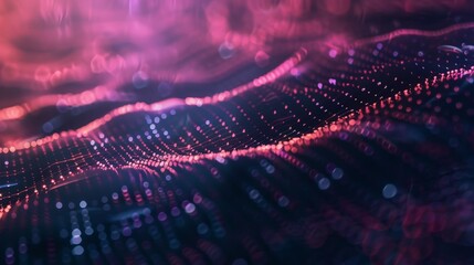 Abstract Data Wave Background
