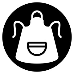 apron glyph icon