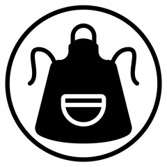 apron glyph icon