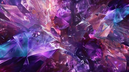 Abstract Crystal Background