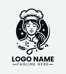 Chef Logo Design, Cook Logo Design, Culinary Logo, Kitchen Logo, Restaurant Logo