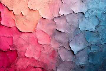 Fototapeta premium Colorful abstract texture resembling chipped paint