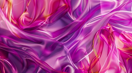 Fototapeta premium Abstract Purple and Pink Silk Drape Background